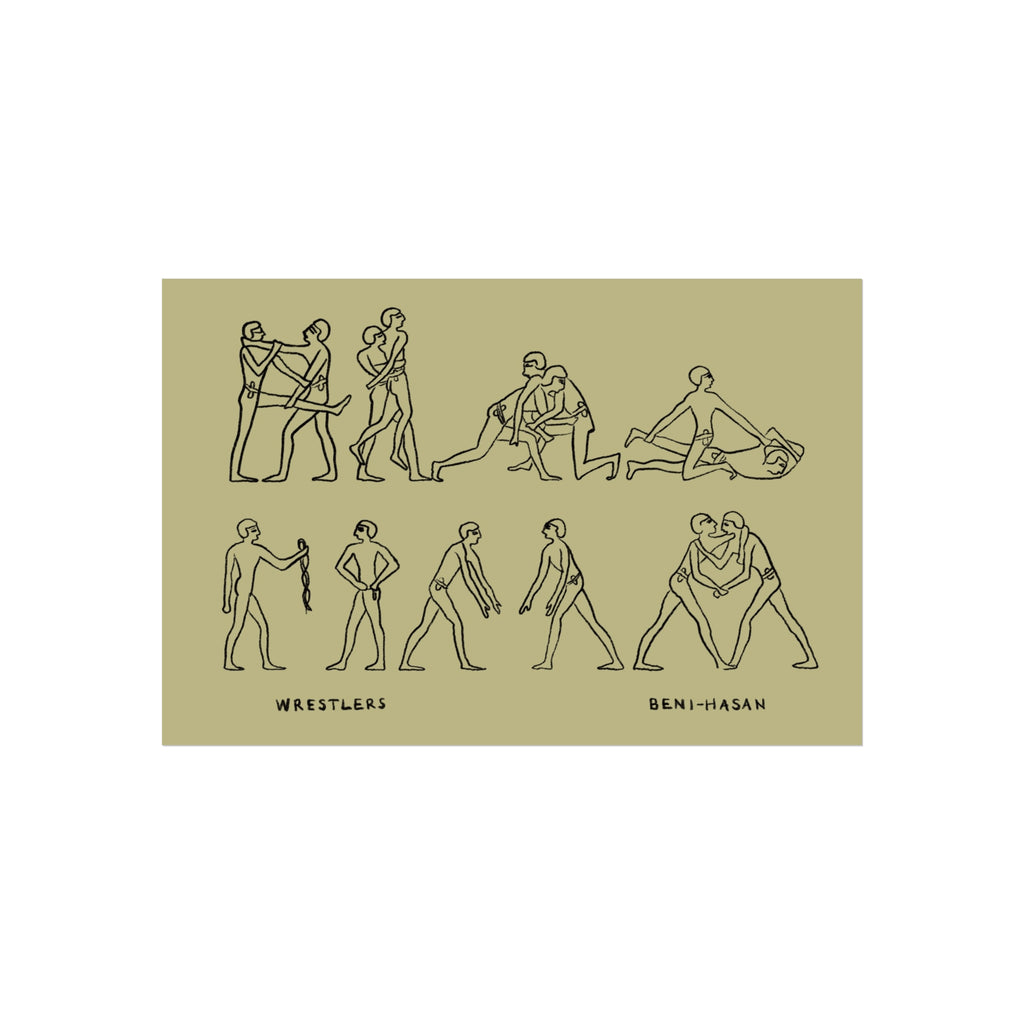 the beni hasan wrestlers