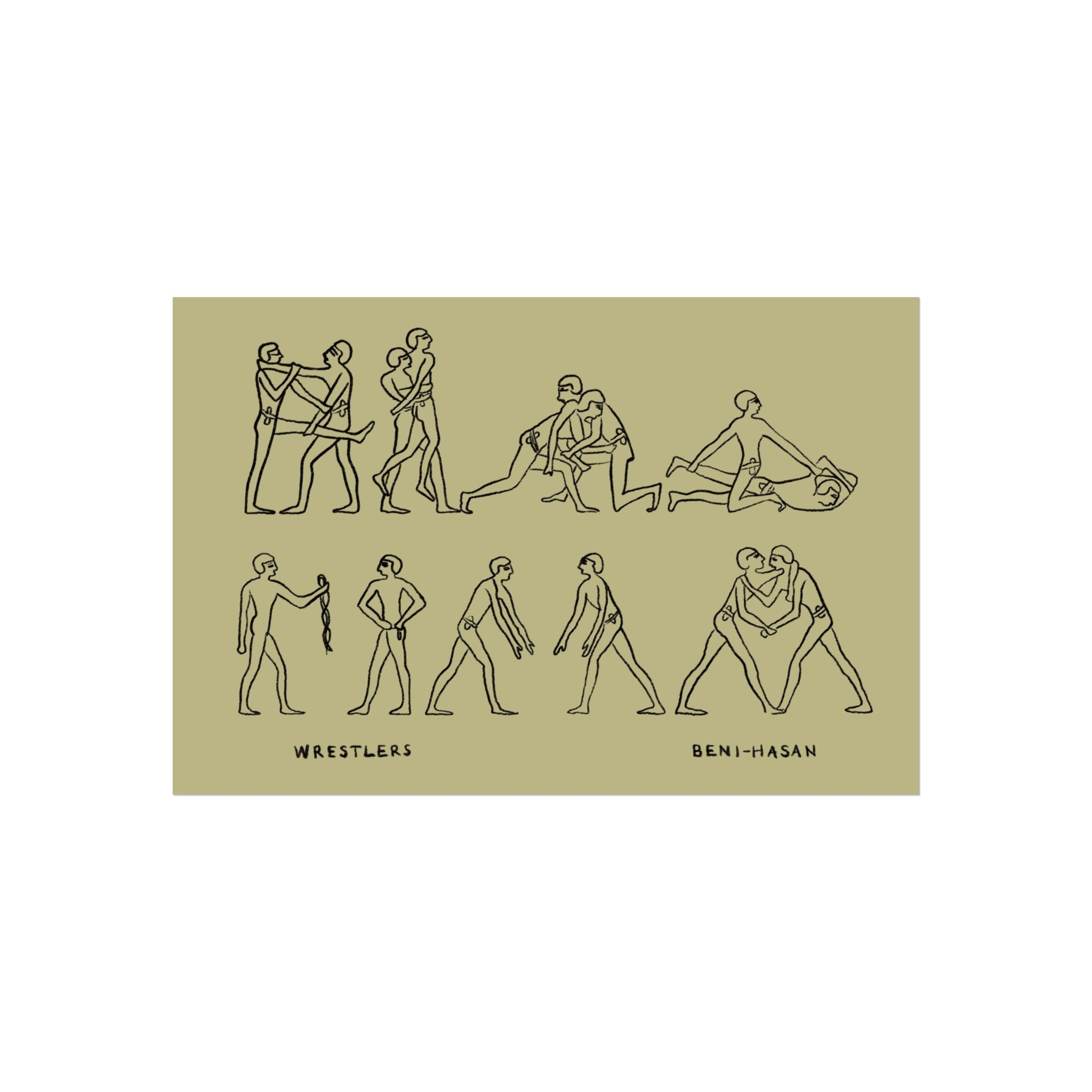 the beni hasan wrestlers