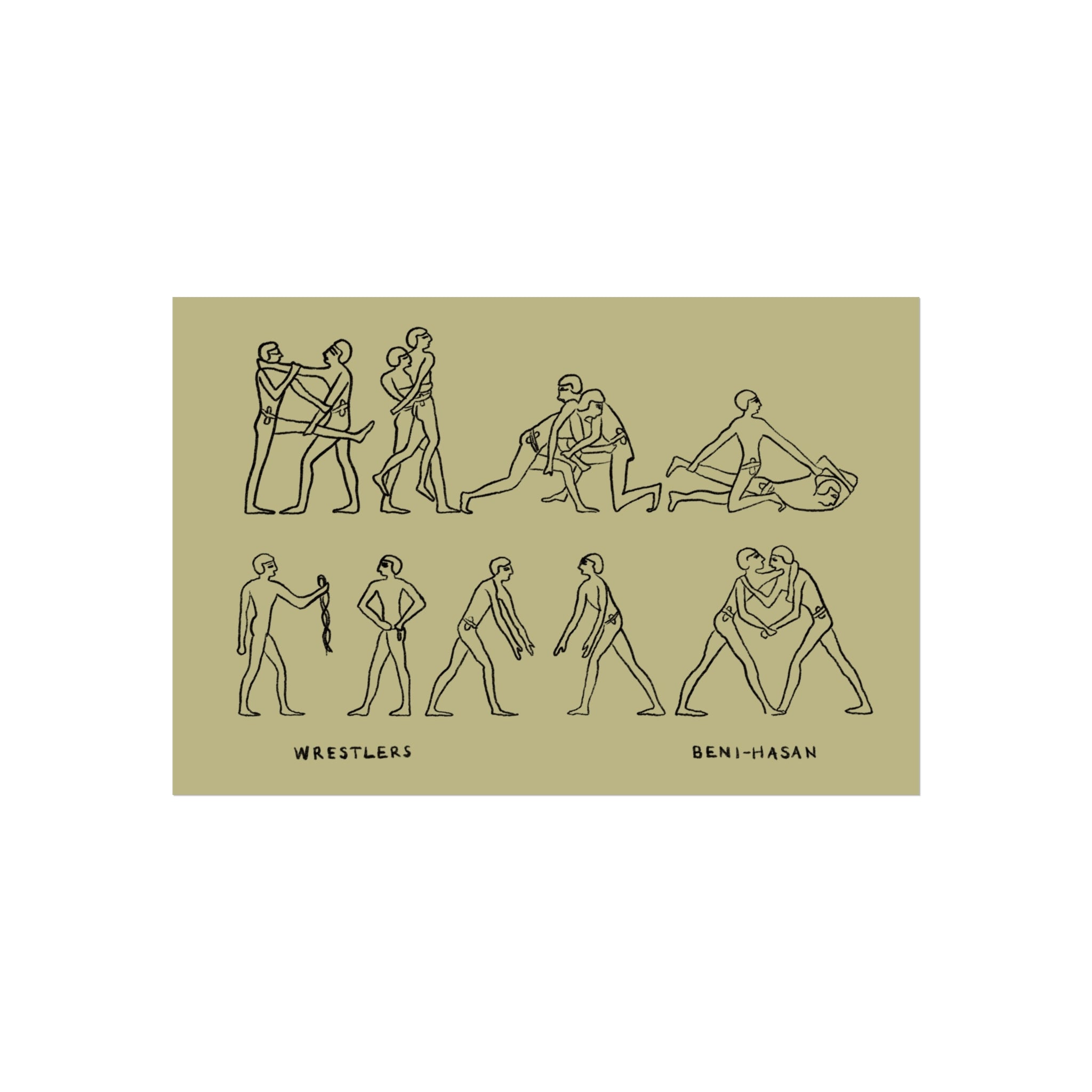 the beni hasan wrestlers